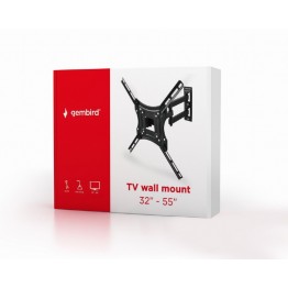 Suport TV pentru perete Gembird WM-55RT-04, pana la 55 inch, Max 30 Kg